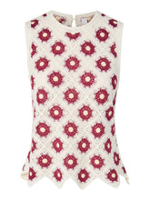 Load image into Gallery viewer, Floral Crochet Top