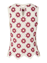 Load image into Gallery viewer, Floral Crochet Top