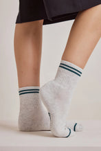 Load image into Gallery viewer, Arctic Fox Grey Stripe Socks