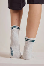 Load image into Gallery viewer, Arctic Fox Grey Stripe Socks