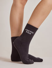 Load image into Gallery viewer, Arctic Fox Black Sports Socks