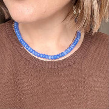 Load image into Gallery viewer, Blue Beaded Necklace