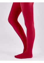 Load image into Gallery viewer, 60 Denier Cranberry Opaque Tights