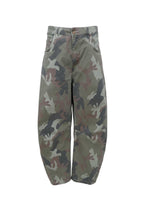 Load image into Gallery viewer, Camo Barrel Leg Pants