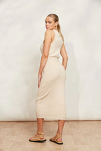 Load image into Gallery viewer, Gold Lurex Midi skirt