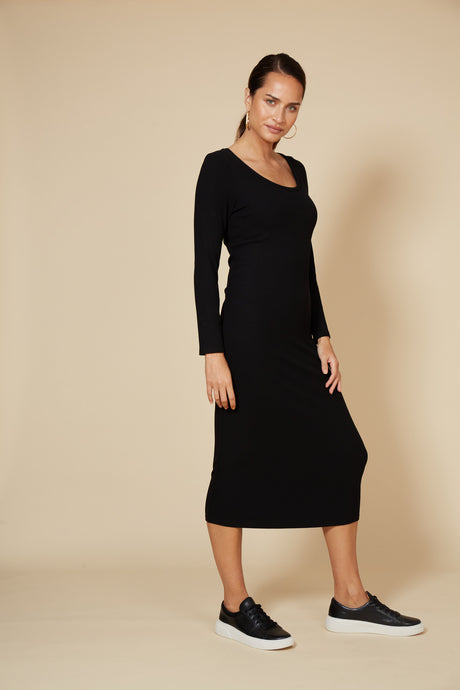 Ribbed Jersey Maxi