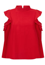 Load image into Gallery viewer, Cold Shoulder Smock Top
