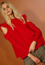 Load image into Gallery viewer, Cold Shoulder Smock Top