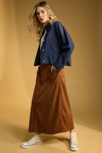Austin Cropped Denim Shirt