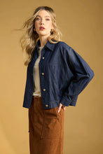 Load image into Gallery viewer, Austin Cropped Denim Shirt