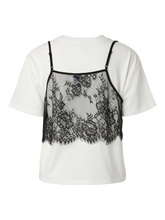 Load image into Gallery viewer, Lace Layer T-shirt