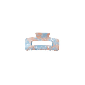 Blue/Beige Mosaic Hair Clip