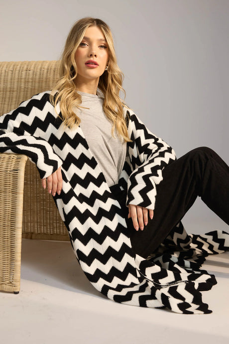 Zig Zag Cardigan