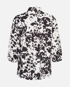 Cow Print Blouse