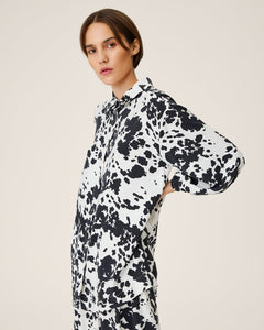 Cow Print Blouse
