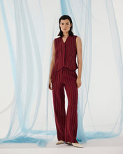 Load image into Gallery viewer, Rhubarb Pinstripe Trousers