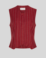 Load image into Gallery viewer, Rhubarb Pinstripe Waistcoat
