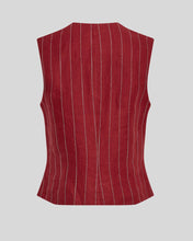 Load image into Gallery viewer, Rhubarb Pinstripe Waistcoat