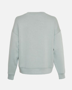 Drop Shoulder Mint Sweatshirt