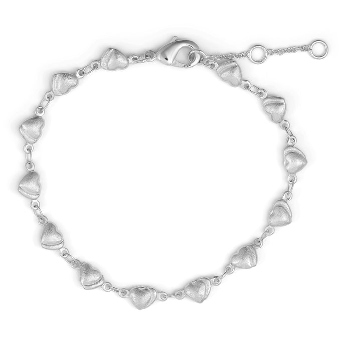 Silver Heart Bracelet