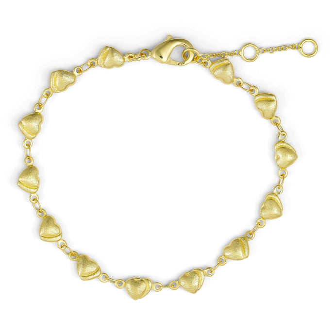 Gold Heart Bracelet