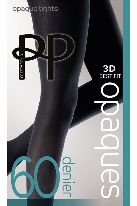 60 Denier Black Opaque Tights