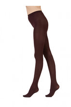 Load image into Gallery viewer, 60 Denier Burgundy Opaque Tights