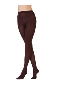 60 Denier Burgundy Opaque Tights