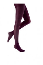 Load image into Gallery viewer, 60 Denier Burgundy Opaque Tights