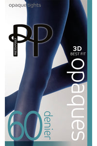 60 Denier Navy Opaque Tights