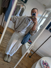 Load image into Gallery viewer, Mini Gingham Check Bomber Jacket