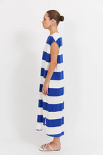 Load image into Gallery viewer, Stripe Jersey T-shirt Dress