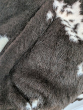 Load image into Gallery viewer, Cow Print Faux Fur Jacket