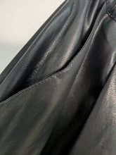 Load image into Gallery viewer, Leather Barrel Leg Trousers