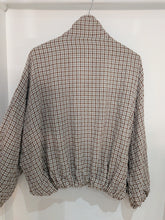 Load image into Gallery viewer, Mini Gingham Check Bomber Jacket