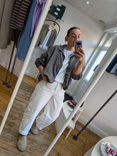 Load image into Gallery viewer, Mini Gingham Check Bomber Jacket