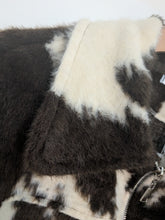 Load image into Gallery viewer, Cow Print Faux Fur Jacket