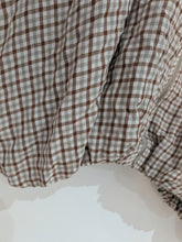 Load image into Gallery viewer, Mini Gingham Check Bomber Jacket