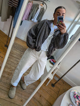 Load image into Gallery viewer, Mini Gingham Check Bomber Jacket
