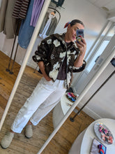 Load image into Gallery viewer, Cow Print Faux Fur Jacket