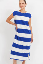 Load image into Gallery viewer, Stripe Jersey T-shirt Dress