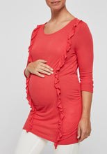 Load image into Gallery viewer, Maternity Frill Top