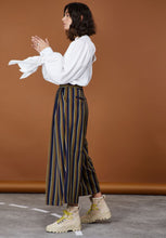 Load image into Gallery viewer, Striped Wide Leg Culottes