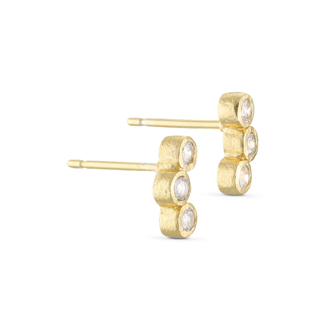 Zircon Trio Studs