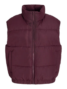Burgundy Puffa Gilet