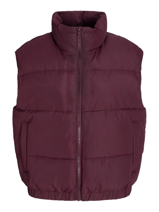 Burgundy Puffa Gilet