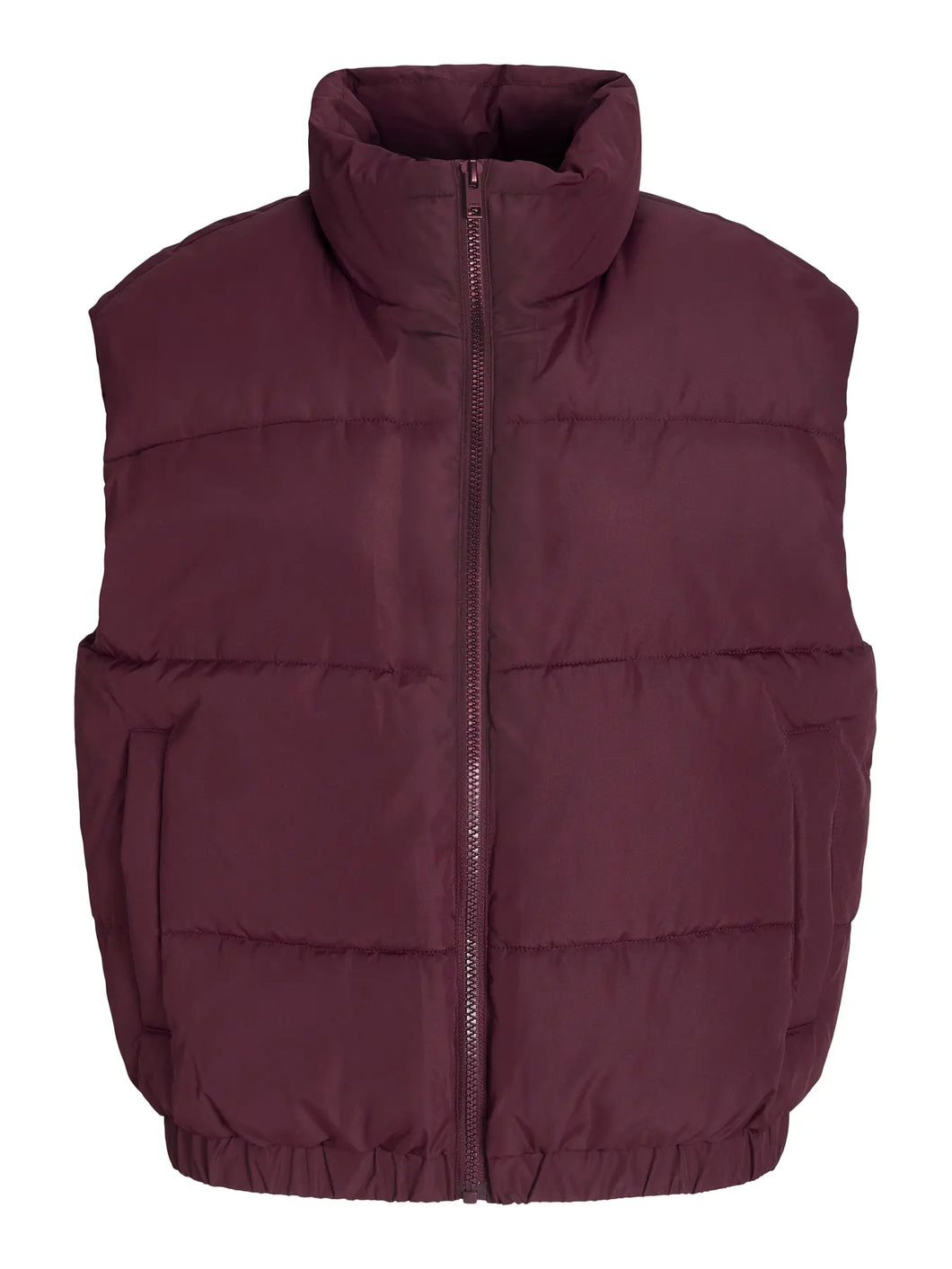 Burgundy Puffa Gilet