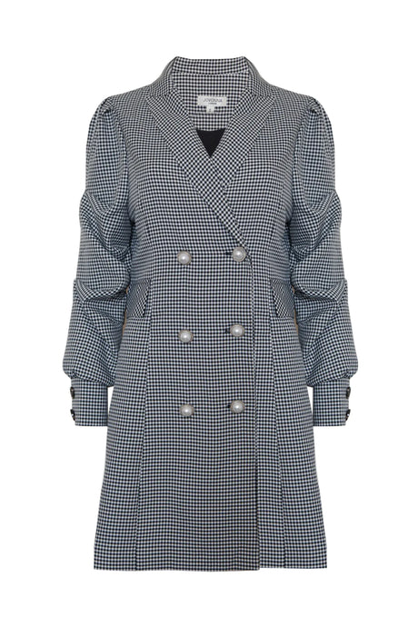 Check Blazer Dress
