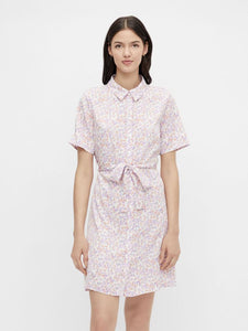 Floral Shirt Mini Dress