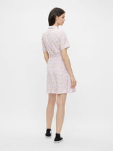 Load image into Gallery viewer, Floral Shirt Mini Dress